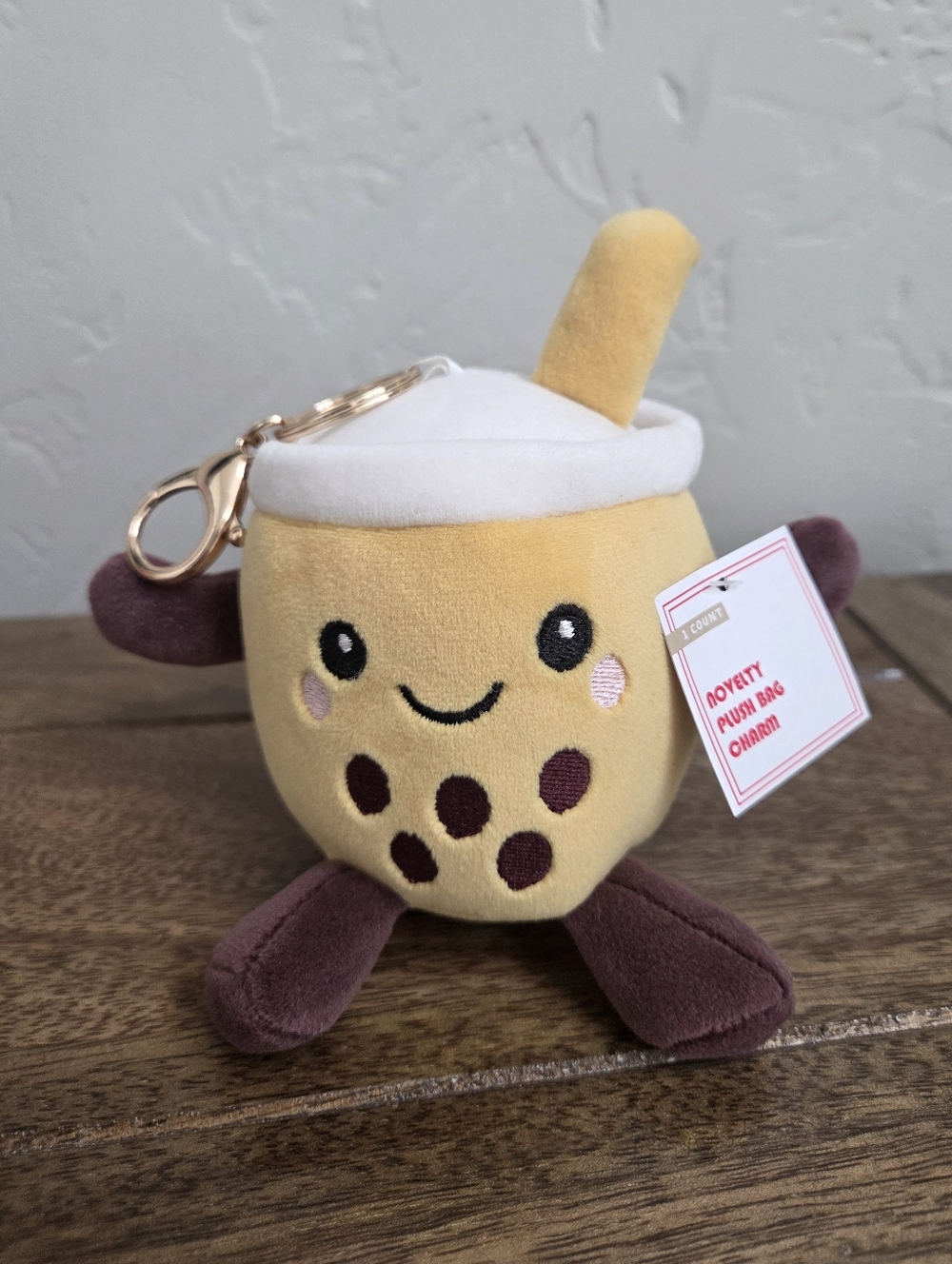 Bubble Tea Plush Keychain Bag Charm From Target